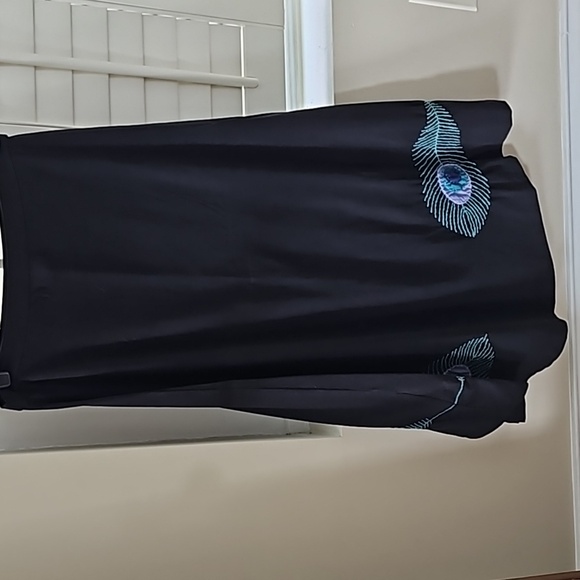 Synergy Organic High-Low Embroidered Skirt - Picture 2 of 6